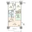 プラウドシティ稲毛海岸レジデンス 間取図