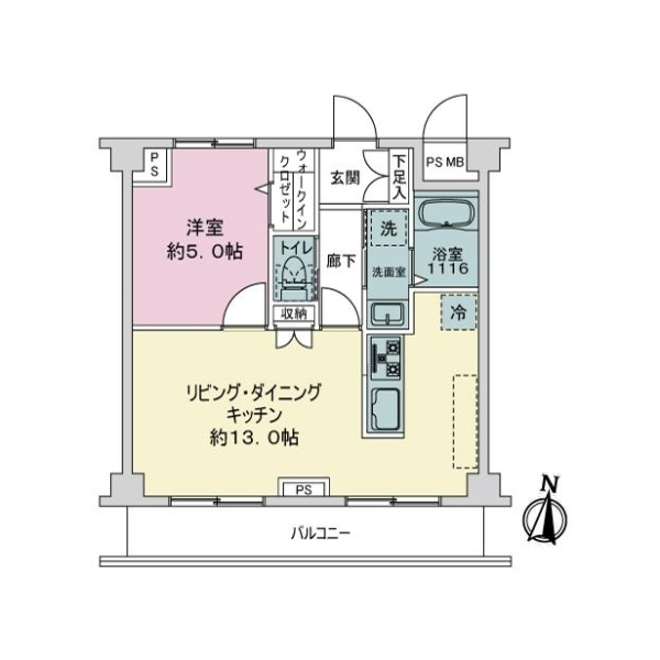 ライオンズシティ浦和常盤 間取図
