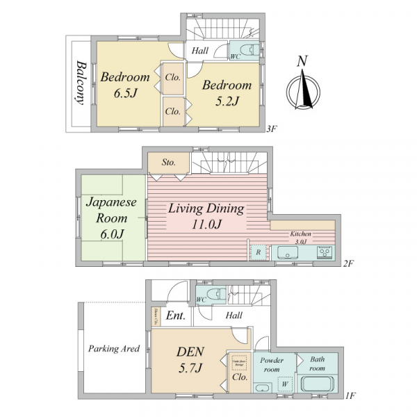 葛飾区金町５丁目 間取図