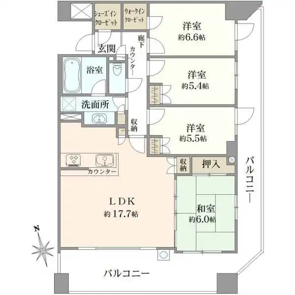 ジェイパーク武蔵野 間取図
