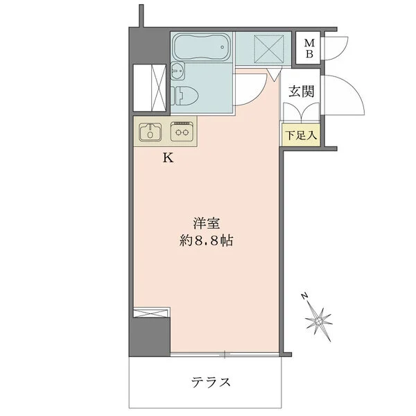 マンションフロイント麻布 間取図