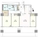 ヴィータ聖蹟桜ケ丘 間取図