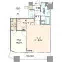 コンシェリア西新宿TOWER’S WEST 間取図