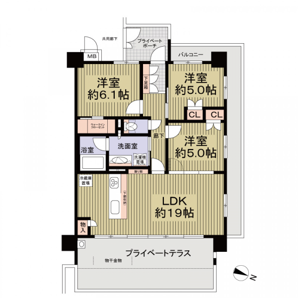 ダイアパレス八事柏木町 間取図