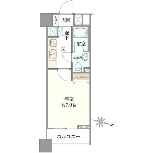 ファーストリアルタワー新宿 間取図