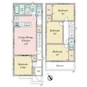 川口市在家町 間取図