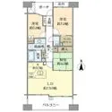 レアリス武蔵小杉 間取図(平面図)