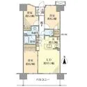 川口ティーブルー 間取図(平面図)