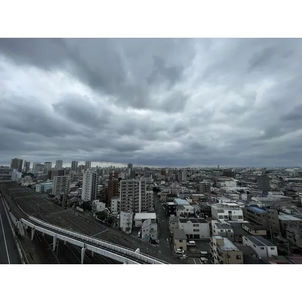 川口ティーブルー バルコニーからの眺望