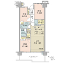 ブリリア大山パークフロント 間取図