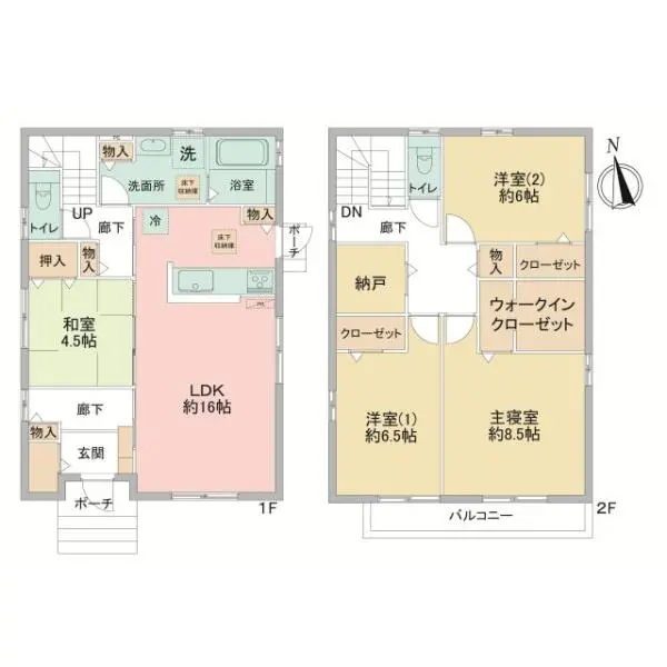 市川市東菅野１丁目 間取図