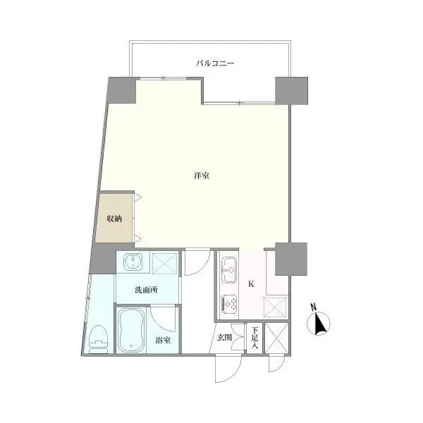 ルモン広尾 間取図