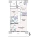 ライオンズステージ川口 間取図