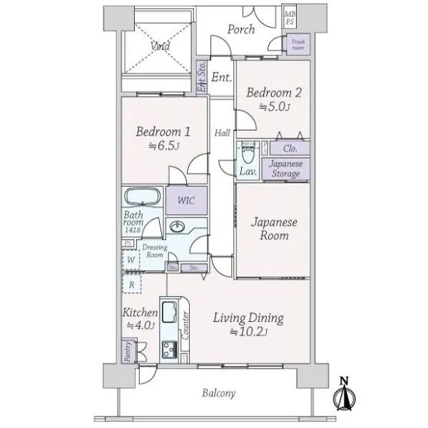 ライオンズステージ川口 間取図