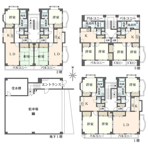 ユーコート大井町 間取図