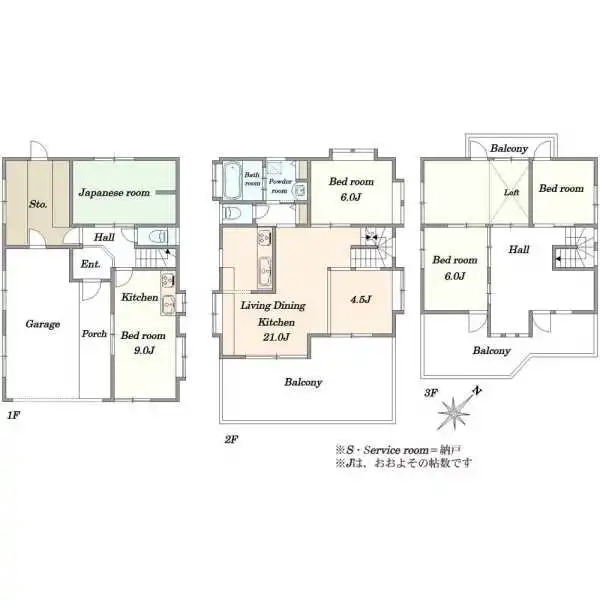 川口市大字峯 間取図