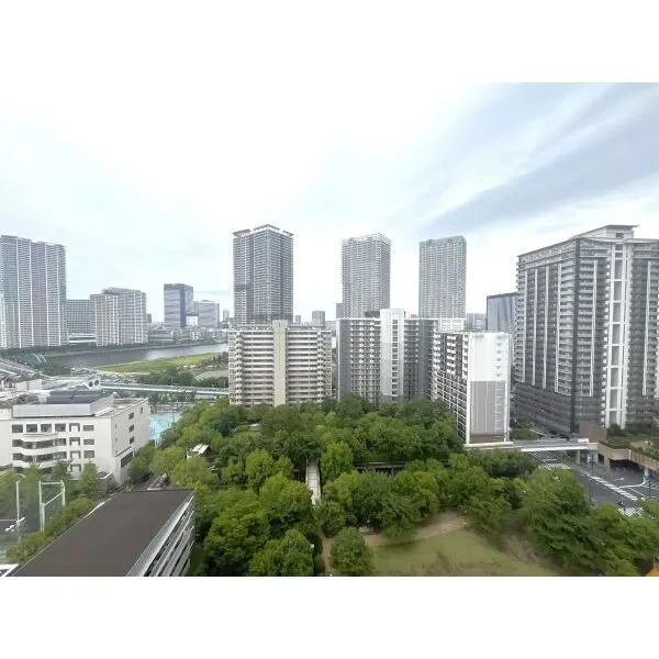晴海アイランドトリトンスクェアビュータワー1号棟 バルコニーからの眺望