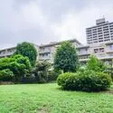 深沢ハウスG棟 G棟の外観　駒沢公園まで約70ｍ（徒歩1分）