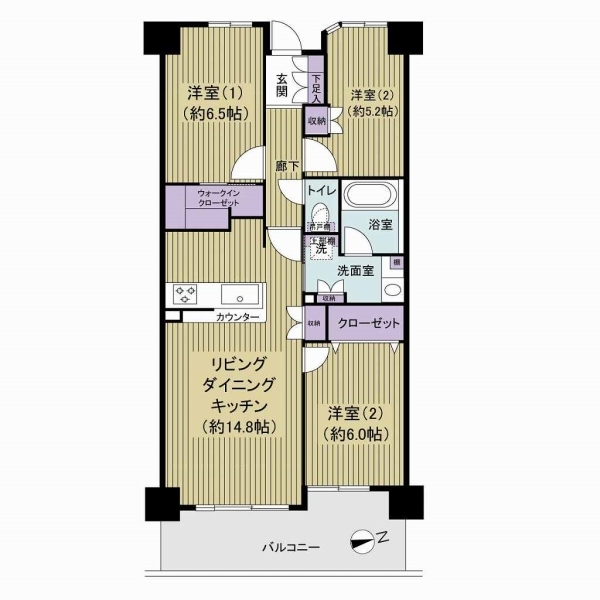 ルネ花小金井 間取図