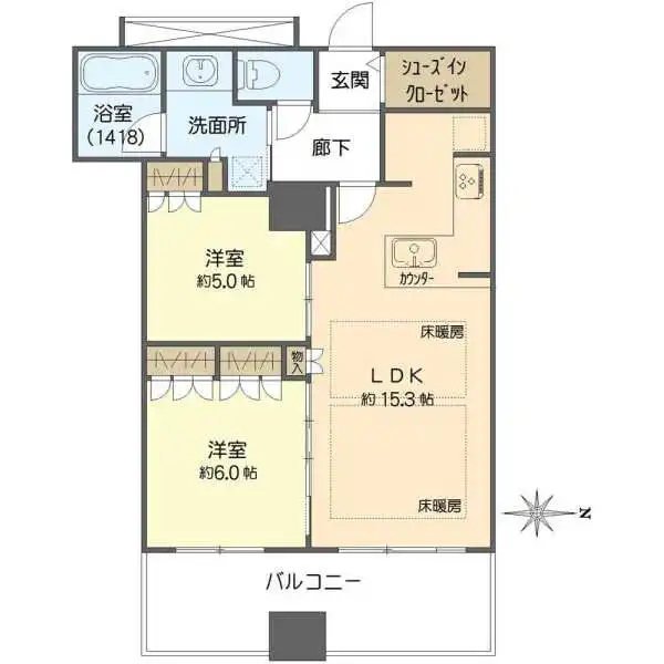 プレサンスレジェンド堺筋本町タワー 間取図