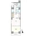 スカイコート銀座東第２ 間取図