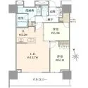プラウドタワー小岩ファースト 間取図