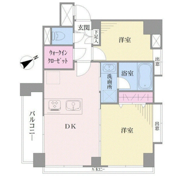 久我山ニューハウジング 間取図