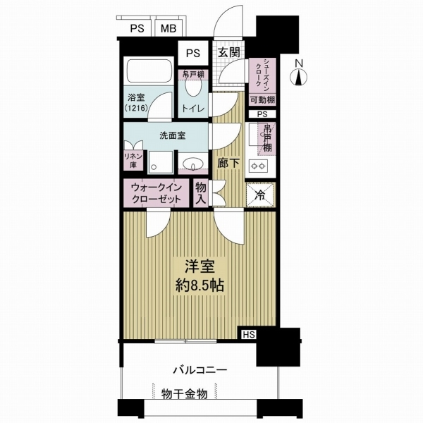 オープンレジデンシア名古屋ＦＲＯＮＴ 間取図