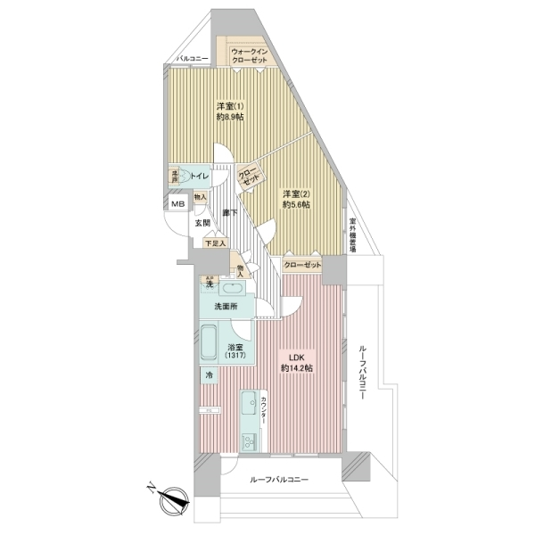 セーナ多摩センター 間取図