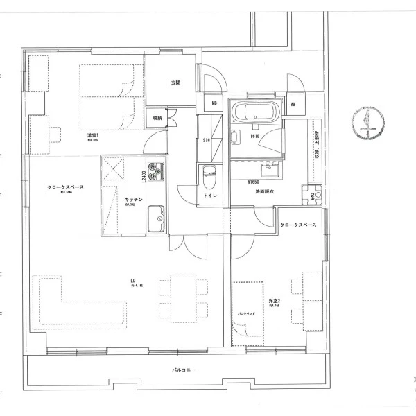 ハイツ18 間取図