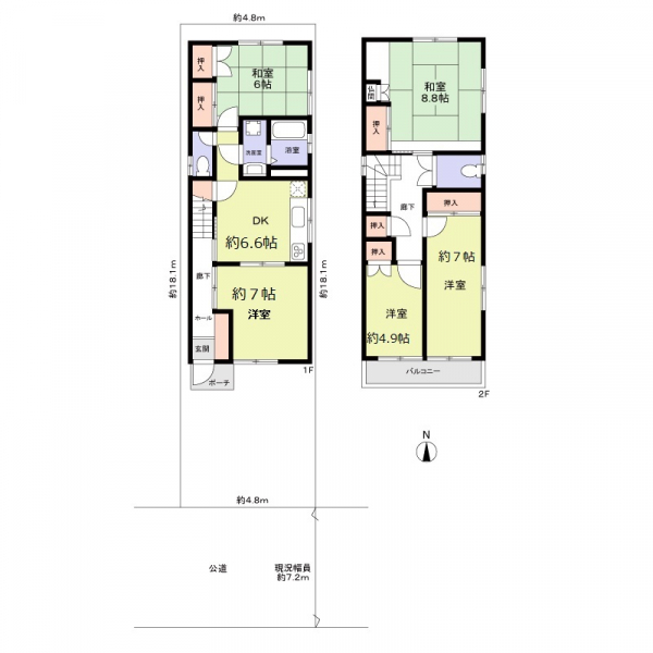 名古屋市西区上名古屋３丁目 間取図