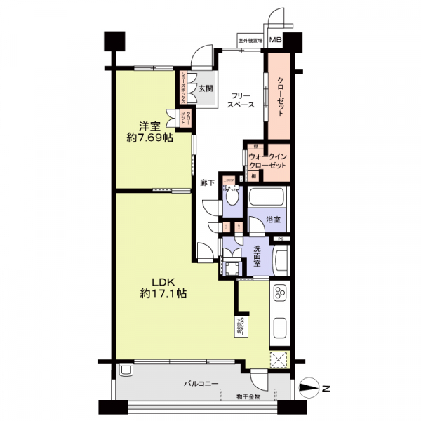 パークシティ北大路 間取図