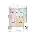 津田沼　ザ・タワー 高層階用EV使用可能な３０階。使い勝手の良い１LDK