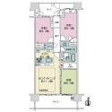 コスモひばりが丘ザ・ガーデンズフォート 間取図