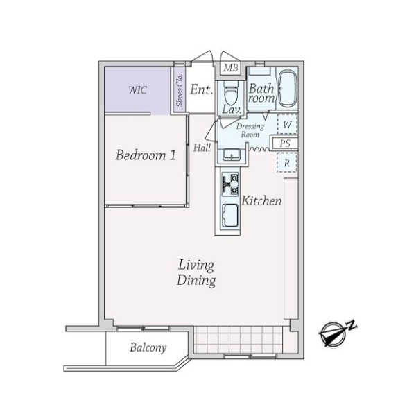 湘南深沢マンション 間取図