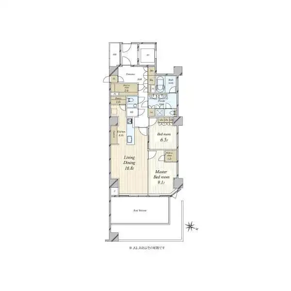 プラウド神宮前 間取図