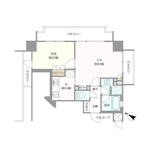 ヴィーナ・パルテール 間取図