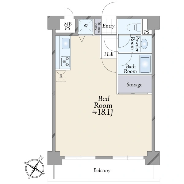 レジェンド日暮里 間取図