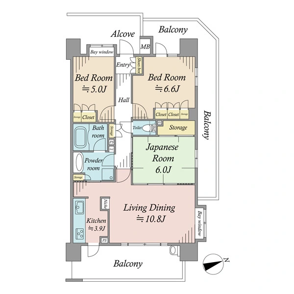 ジェイパーク八広 間取図