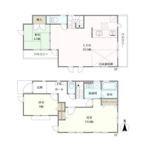 練馬区南大泉１丁目 間取図