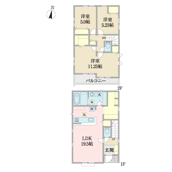 松戸市高塚新田 間取図