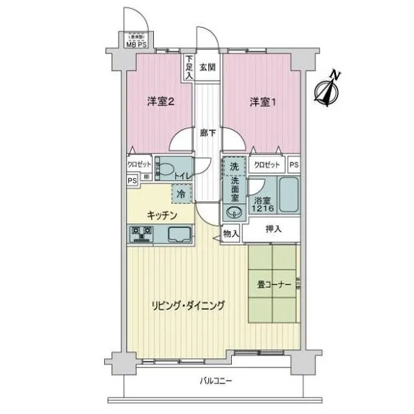 ライオンズガーデン東川口けやき通り 間取図