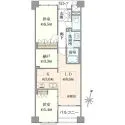 京都市北区小山南上総町66番地 間取図
