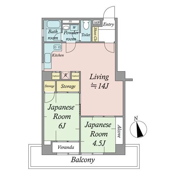 プラムハイツ 間取図