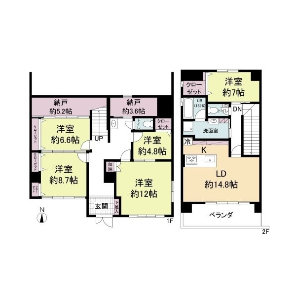ユニーブル瑞穂マンション 間取図