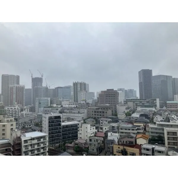 マンション五反田 南東側バルコニーからの眺望