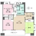 ライオンズマンション武蔵小杉第3 間取図