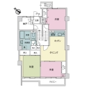 中銀府中大国マンシオン 間取図