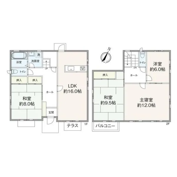 横浜市都筑区東山田１丁目 間取り図