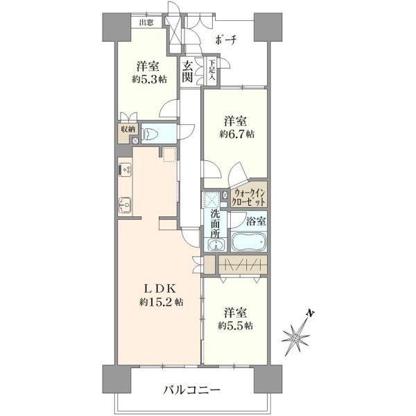 エールの丘 間取図